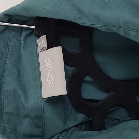 eShakti forest- teal dear dress with pokets! - Picture 4 of 5